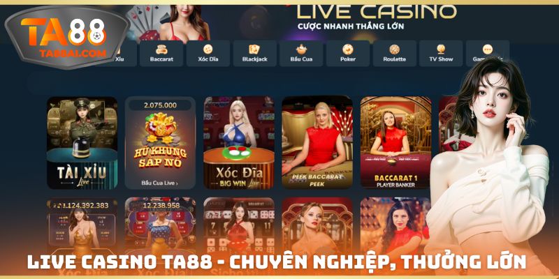 Live casino TA88