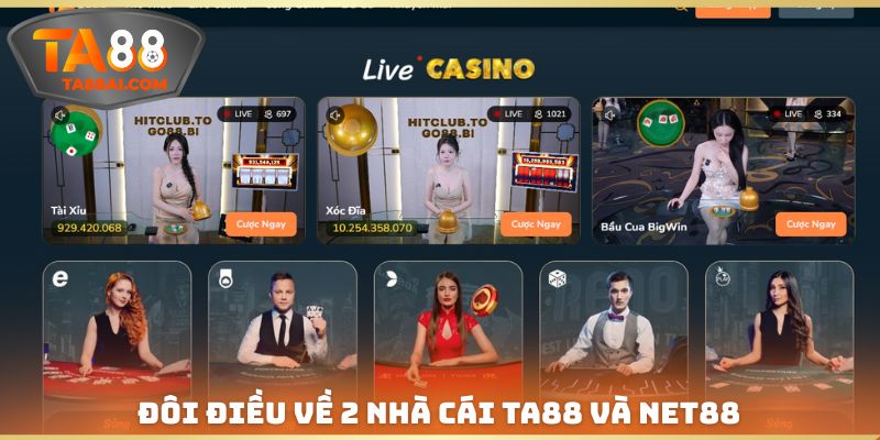 Đôi điều về 2 nhà cái TA88 và NET88